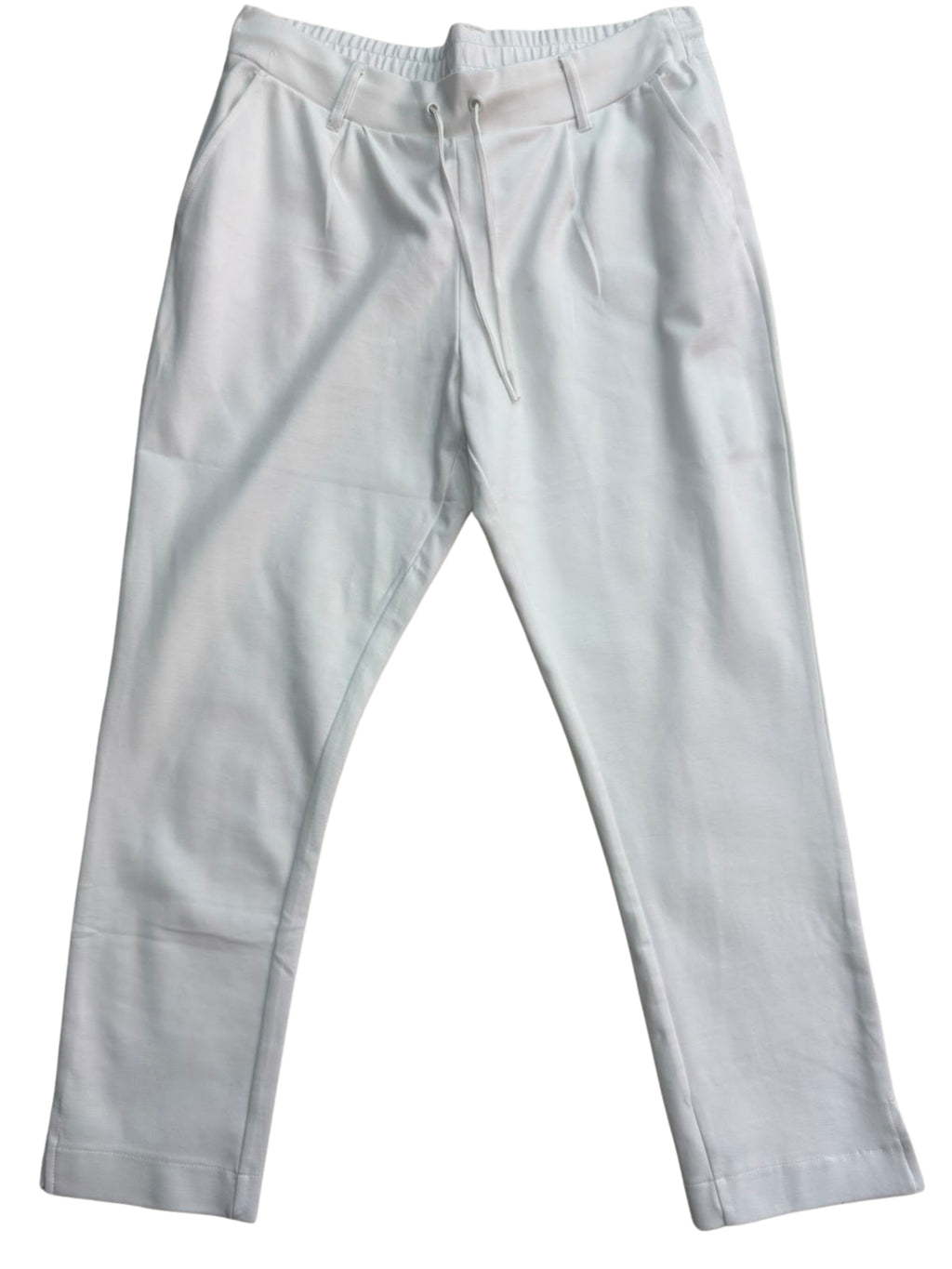 Pantaloni de trening albi